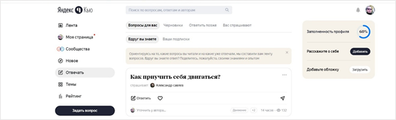 Сервис Яндекс.Кью как инструмент развития бизнеса